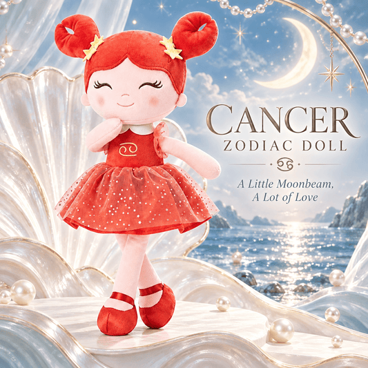 Cancer Zodiac Doll Gift Set – 17-Inch Birthday Gift for Girls - Gloveleya Official
