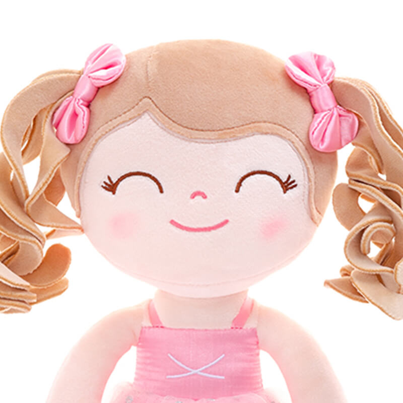 Gloveleya 14-inch Personalized Plush Dolls Curly Ballerina Series Ballet Dream