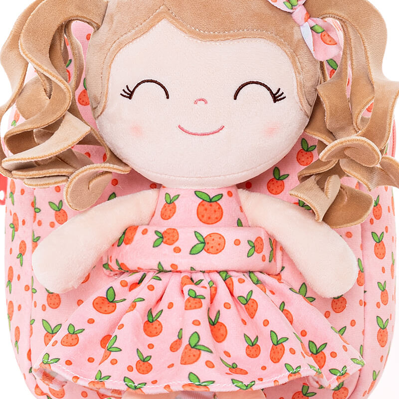 Gloveleya 9-inch Personalized Plush Curly Fruit Dolls Backpack Series - Gloveleya Offical