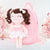 Personalized Gloveleya Curly Ballet Girl Dolls Backpack White 9inches