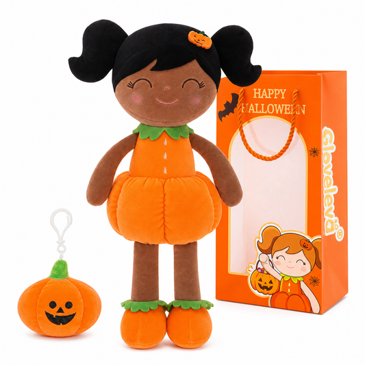 Calabaza personalizada para niña de Halloween de Gloveya