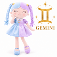 Load image into Gallery viewer, Gemini Zodiac Doll Gift Set – 17-Inch Birthday Gift for Girls - Gloveleya Official
