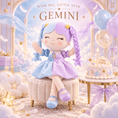 Load image into Gallery viewer, Gemini Zodiac Doll Gift Set – 17-Inch Birthday Gift for Girls - Gloveleya Official
