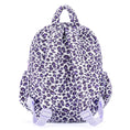 Load image into Gallery viewer, Gloveleya 11 - inch Toddler Girl Backpack Fashion Plush Kindergarten Backpacks with 12 - inch Curly Hair Purple Leopard Skirt Doll Tanned - Gloveleya Official
