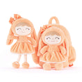 Charger l'image dans la visionneuse de la galerie, Gloveleya 11 - inch Toddler Girl Backpack Snow Ferret Kindergarten Backpacks with 12 - inch Orange Bunny Doll - Gloveleya Official
