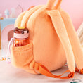 Charger l'image dans la visionneuse de la galerie, Gloveleya 11 - inch Toddler Girl Backpack Snow Ferret Kindergarten Backpacks with 12 - inch Orange Bunny Doll - Gloveleya Official
