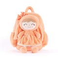 Charger l'image dans la visionneuse de la galerie, Gloveleya 11 - inch Toddler Girl Backpack Snow Ferret Kindergarten Backpacks with 12 - inch Orange Bunny Doll - Gloveleya Official
