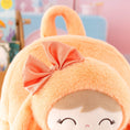 Charger l'image dans la visionneuse de la galerie, Gloveleya 11 - inch Toddler Girl Backpack Snow Ferret Kindergarten Backpacks with 12 - inch Orange Bunny Doll - Gloveleya Official
