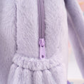 Charger l'image dans la visionneuse de la galerie, Gloveleya 11 - inch Toddler Girl Backpack Snow Ferret Kindergarten Backpacks with 12 - inch Purple Bunny Doll - Gloveleya Official
