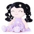 Carica l'immagine nel visualizzatore della galleria, Gloveleya 12 - inch Curly Hair Baby Star Dress Doll Black Purple - Gloveleya Official
