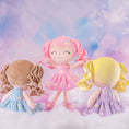 Cargar la imagen en la vista de la galería, Gloveleya 12 - inch Curly Hair Baby Star Dress Doll Bule - Gloveleya Official
