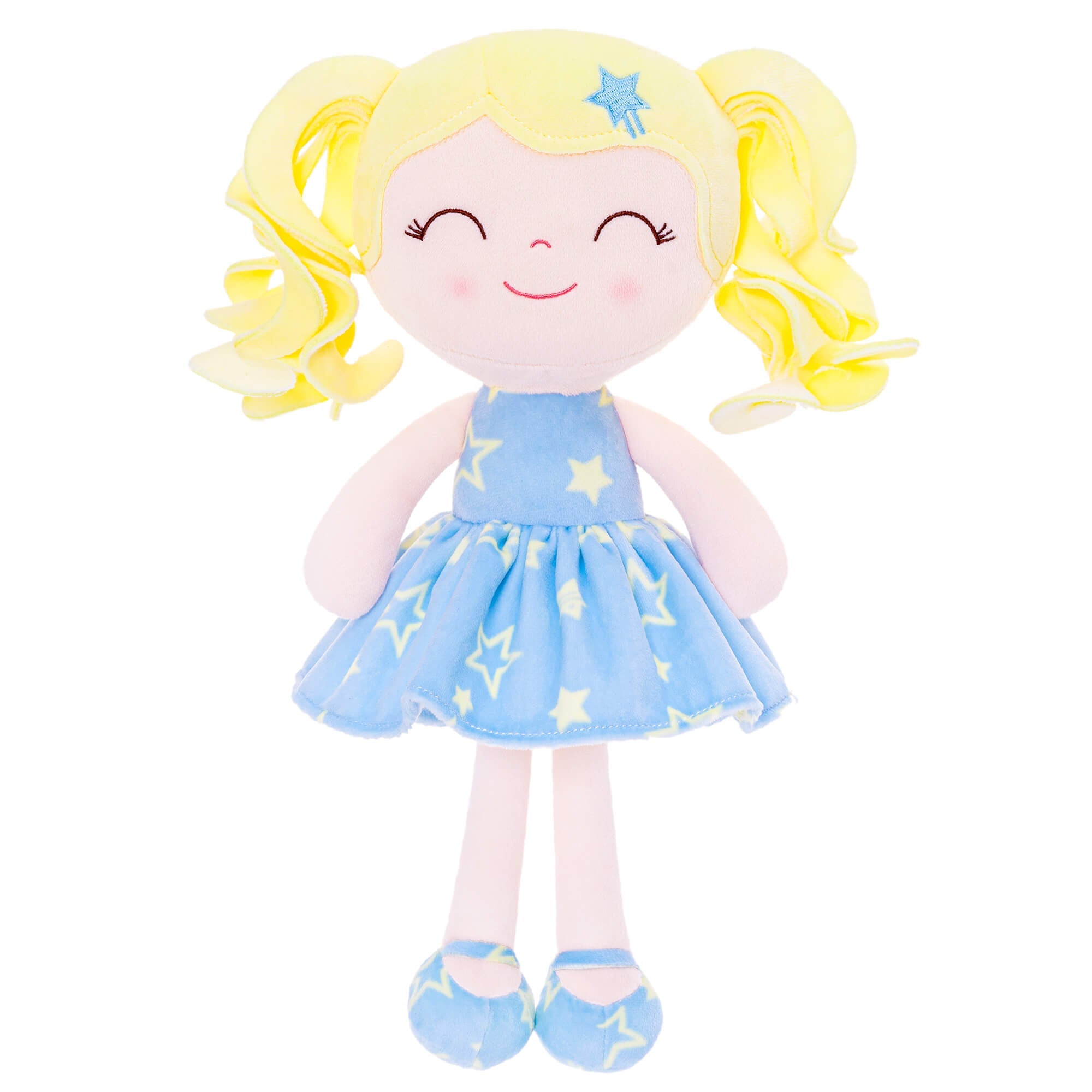 Gloveleya 12 - inch Curly Hair Baby Star Dress Doll Bule - Gloveleya Official