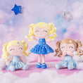 Cargar la imagen en la vista de la galería, Gloveleya 12 - inch Curly Hair Baby Star Dress Doll Bule - Gloveleya Official
