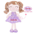 Cargar la imagen en la vista de la galería, Gloveleya 12 - inch Curly Hair Baby Star Dress Doll Purple - Gloveleya Official
