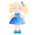 Bild in Galerie-Betrachter laden, Gloveleya 12 - inch Curly Hair Bronzing Dolls Gradient Blue Stars Skirt - Light Skin - Gloveleya Official
