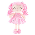 Load image into Gallery viewer, Gloveleya 12 - inch Curly Hair Starry Sky Dolls Bronzing Pinky Stars Skirt - Pure Pink Hair - Gloveleya Official
