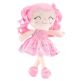 Cargar la imagen en la vista de la galería, Gloveleya 12 - inch Curly Hair Starry Sky Dolls Bronzing Pinky Stars Skirt - Pure Pink Hair - Gloveleya Official
