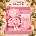 Load image into Gallery viewer, Gloveleya 12-Inch Personalized Baby Shower Gift Set – Pink Star Dress Doll - Gloveleya Official

