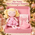 Charger l'image dans la visionneuse de la galerie, Gloveleya 12-Inch Personalized Baby Shower Gift Set – Strawberry Fruit Girl Doll - Gloveleya Official
