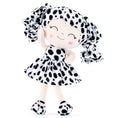 Load image into Gallery viewer, Gloveleya 12 - inch Personalized Curly Hair Animal Costume Doll Black and White - Gloveleya Official
