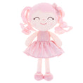 Bild in Galerie-Betrachter laden, Gloveleya 12 - inch Personalized Curly Hair Dolls Glitter Pinstripe Dress Pink - Gloveleya Official
