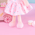 Cargar la imagen en la vista de la galería, Gloveleya 12 - inch Personalized Curly Hair Dolls Love Heart Dress Pink - Gloveleya Official
