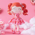 Load image into Gallery viewer, Gloveleya 12 - inch Personalized Curly Hair Dolls Love Heart Dress Red Hair - Gloveleya Official
