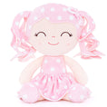 Load image into Gallery viewer, Gloveleya 12 - inch Personalized Curly Hair Dolls Polka Dot Dress Pink - Gloveleya Official
