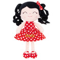 Charger l'image dans la visionneuse de la galerie, Gloveleya 12 - inch Personalized Curly Hair Dolls Polka Dot Dress Red - Gloveleya Official
