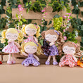 Cargar la imagen en la vista de la galería, Gloveleya 12 - inch Personalized Curly Hair Fruit Girl Doll Grape - Gloveleya Official
