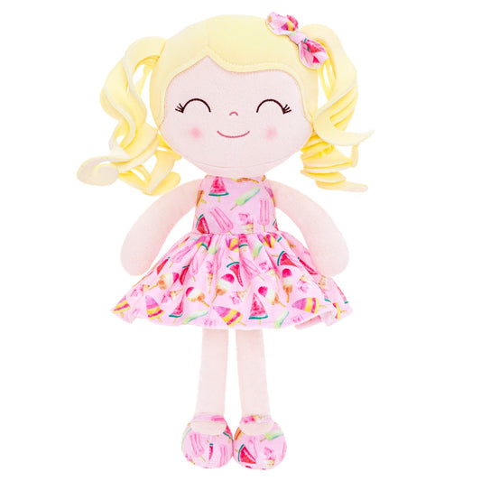 Gloveleya 12 - inch Personalized Curly Hair Fruit Girl Doll Ice cream - Gloveleya Official