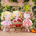 Cargar la imagen en la vista de la galería, Gloveleya 12 - inch Personalized Curly Hair Fruit Girl Doll Orange - Gloveleya Official
