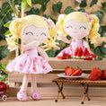 Carica l'immagine nel visualizzatore della galleria, Gloveleya 12 - inch Personalized Curly Hair Fruit Girl Doll Strawberry - Gloveleya Official
