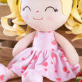 Carica l'immagine nel visualizzatore della galleria, Gloveleya 12 - inch Personalized Curly Hair Fruit Girl Doll Strawberry - Gloveleya Official
