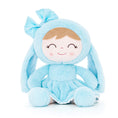 Cargar la imagen en la vista de la galería, Gloveleya 12 - inch Personalized Plush Bunny Doll Blue - Gloveleya Official
