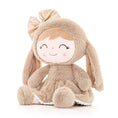 Cargar la imagen en la vista de la galería, Gloveleya 12 - inch Personalized Plush Bunny Doll Brown - Gloveleya Official
