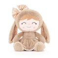 Cargar la imagen en la vista de la galería, Gloveleya 12 - inch Personalized Plush Bunny Doll Brown - Gloveleya Official
