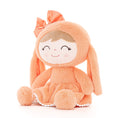 Cargar la imagen en la vista de la galería, Gloveleya 12 - inch Personalized Plush Bunny Doll Orange - Gloveleya Official
