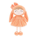 Load image into Gallery viewer, Gloveleya 12 - inch Personalized Plush Bunny Doll Orange - Gloveleya Official
