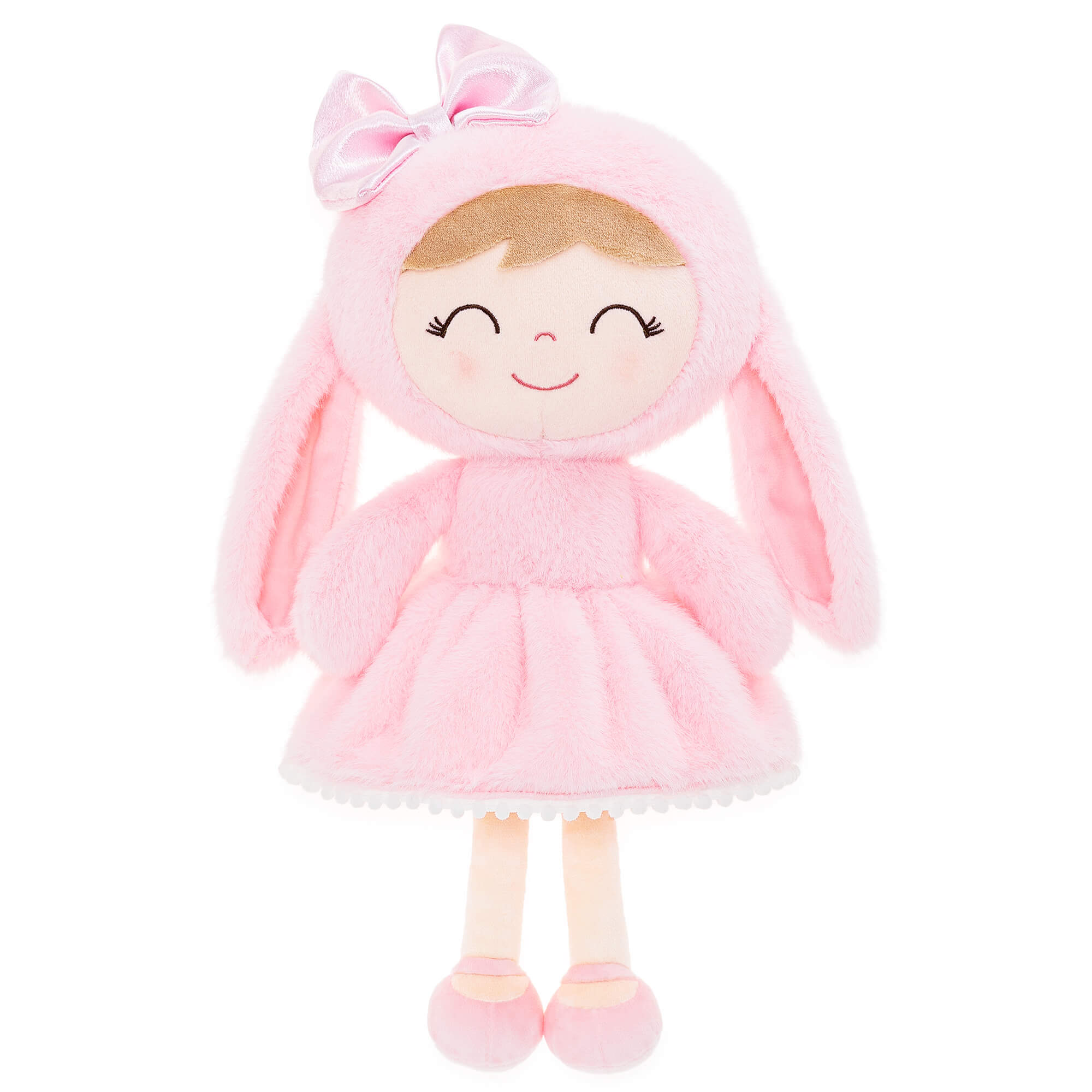 Gloveleya 12 - inch Personalized Plush Bunny Doll Pink - Gloveleya Official