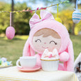 Cargar la imagen en la vista de la galería, Gloveleya 12 - inch Personalized Plush Bunny Doll Pink - Gloveleya Official
