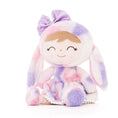 Cargar la imagen en la vista de la galería, Gloveleya 12 - inch Personalized Plush Bunny Doll Pink Purple - Gloveleya Official
