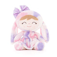 Load image into Gallery viewer, Gloveleya 12 - inch Personalized Plush Bunny Doll Pink Purple - Gloveleya Official
