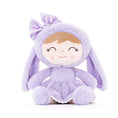 Load image into Gallery viewer, Gloveleya 12 - inch Personalized Plush Bunny Doll Purple - Gloveleya Official
