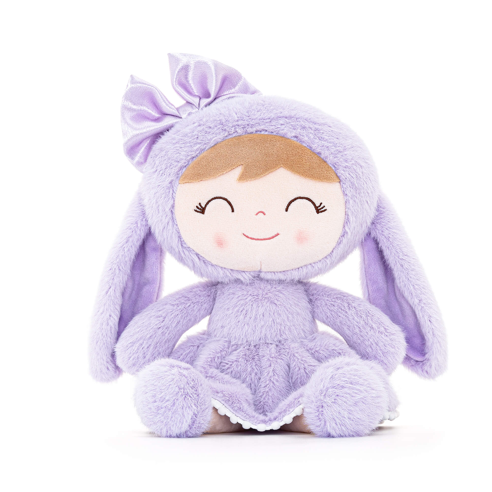 Gloveleya 12 - inch Personalized Plush Bunny Doll Purple - Gloveleya Official