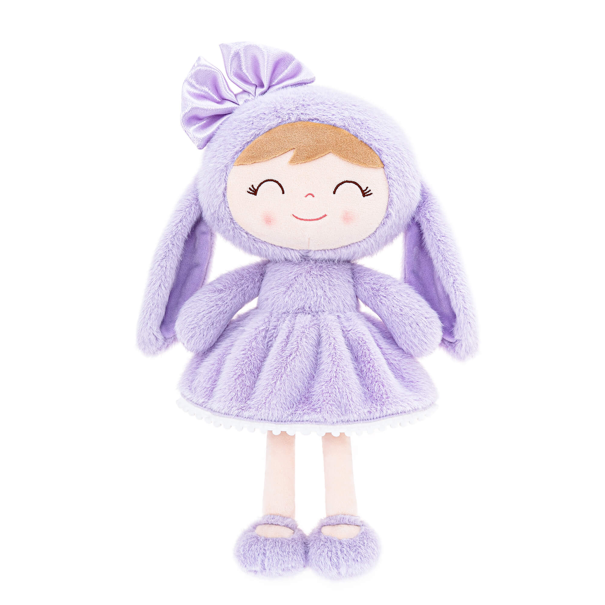 Gloveleya 12 - inch Personalized Plush Bunny Doll Purple - Gloveleya Official