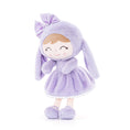 Load image into Gallery viewer, Gloveleya 12 - inch Personalized Plush Bunny Doll Purple - Gloveleya Official
