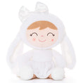 Cargar la imagen en la vista de la galería, Gloveleya 12 - inch Personalized Plush Bunny Doll White - Gloveleya Official
