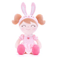 Bild in Galerie-Betrachter laden, Gloveleya 12 - inch Personalized Plush Dolls Animal Costume Dolls Pink Bunny - Gloveleya Official
