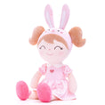 Carica l'immagine nel visualizzatore della galleria, Gloveleya 12 - inch Personalized Plush Dolls Animal Costume Dolls Pink Bunny - Gloveleya Official
